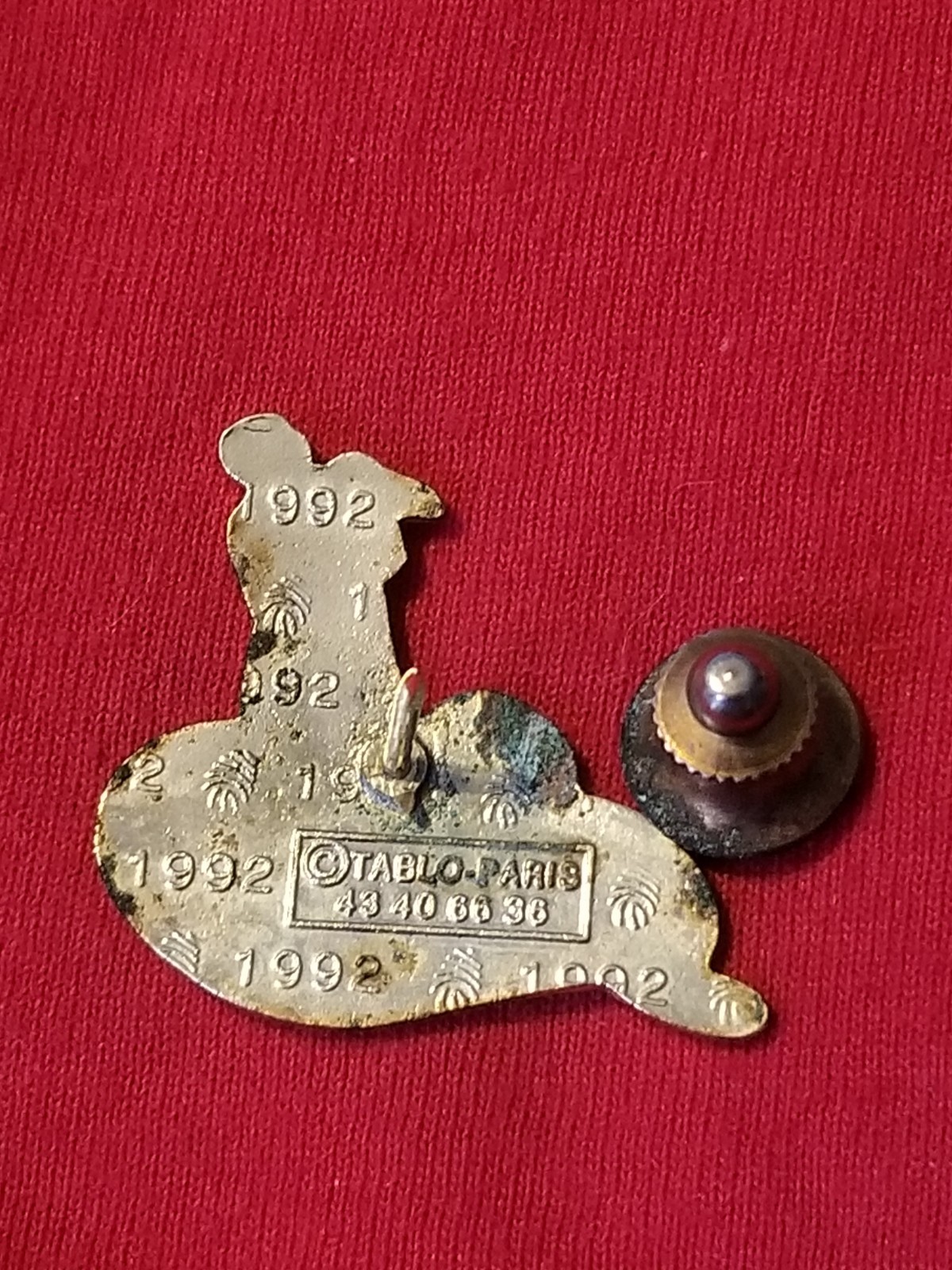 Jazz Singer ELLA FITZGERALD (Vintage 1992 Tablo - Paris) pin button