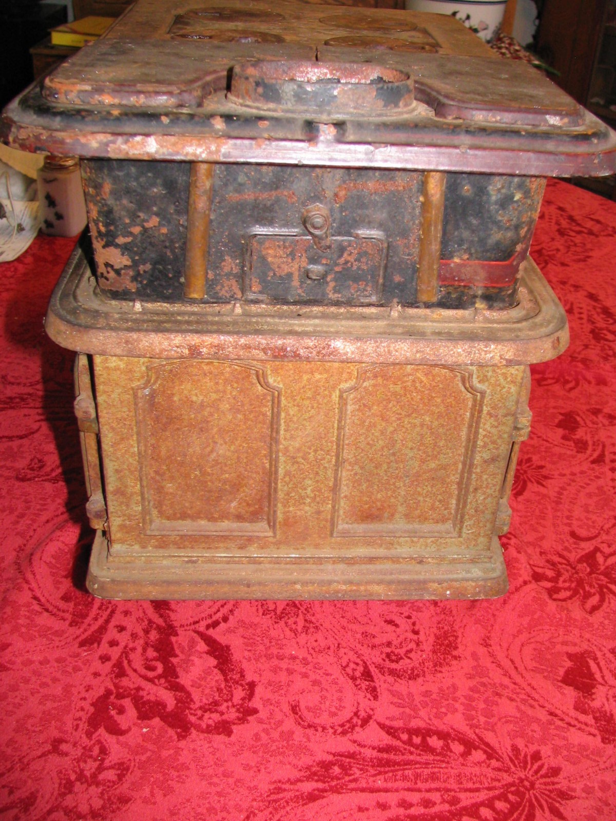 RARE Charter Oak 503 Large Salesman Sample Toy Cast Iron Excelsior Stove Co RARE