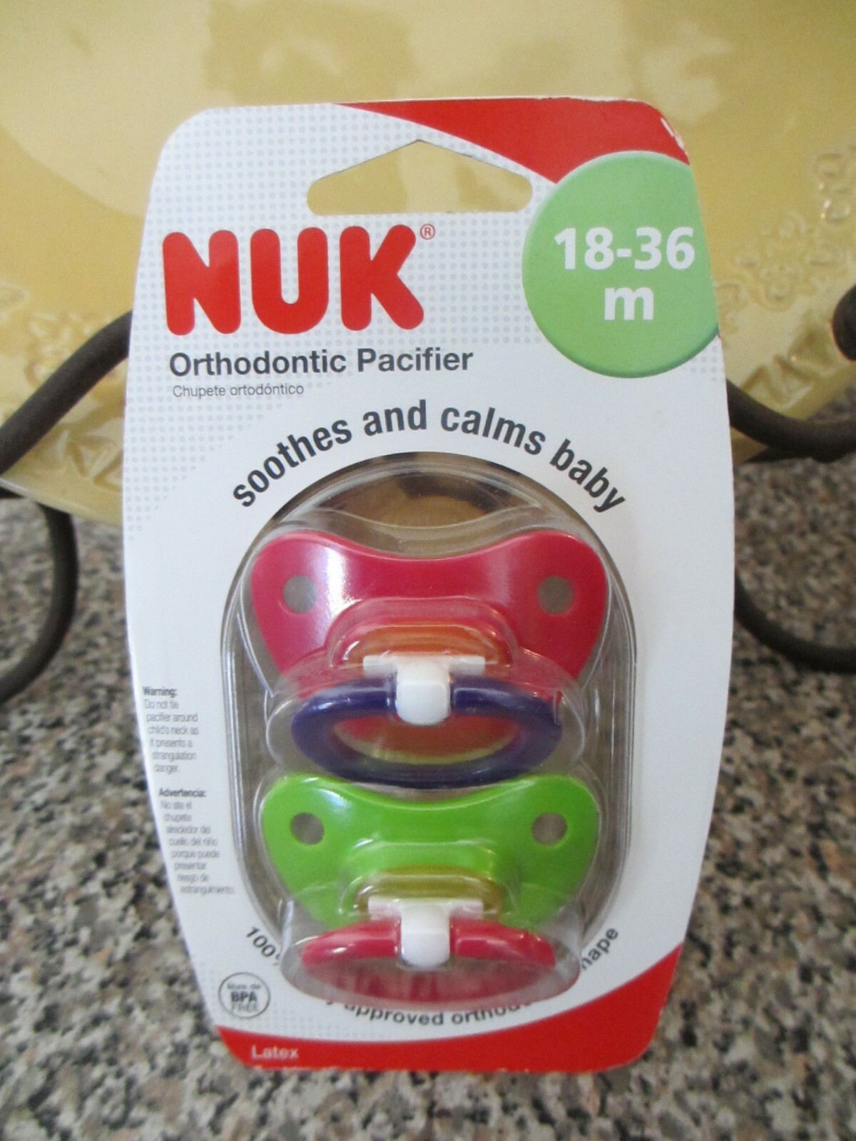 green nuk pacifier