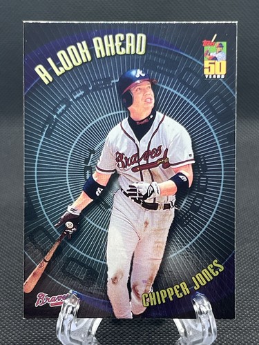 2001 Topps Chipper Jones A Look Ahead #LA7 Atlanta Braves Legend HOF