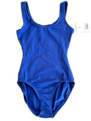 Bloch L5405 Ballerina Basic Tank Leotard, Royal Blue, Women's Size P, NWT
