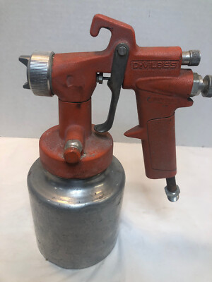 Vintage DEVILBISS Spray Gun Sprayer Canister SGB-510 - Not Tested