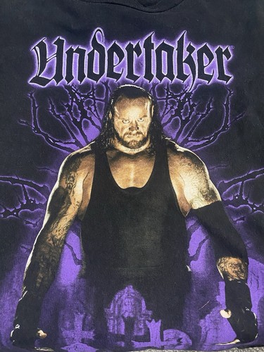 • ᴥ • Vintage 2007 WWE Undertaker T Shirt Sz Medium Tombstones