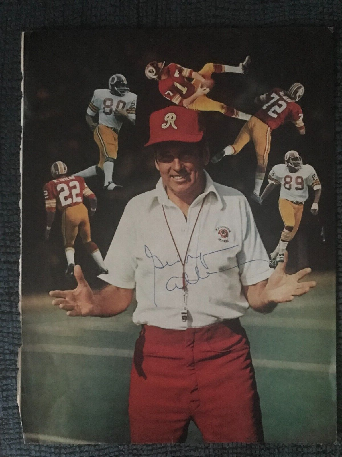 NFL Washington Football Team George Allen Signed Magazine NFL Washington Football Team George Allen Signed Magazine