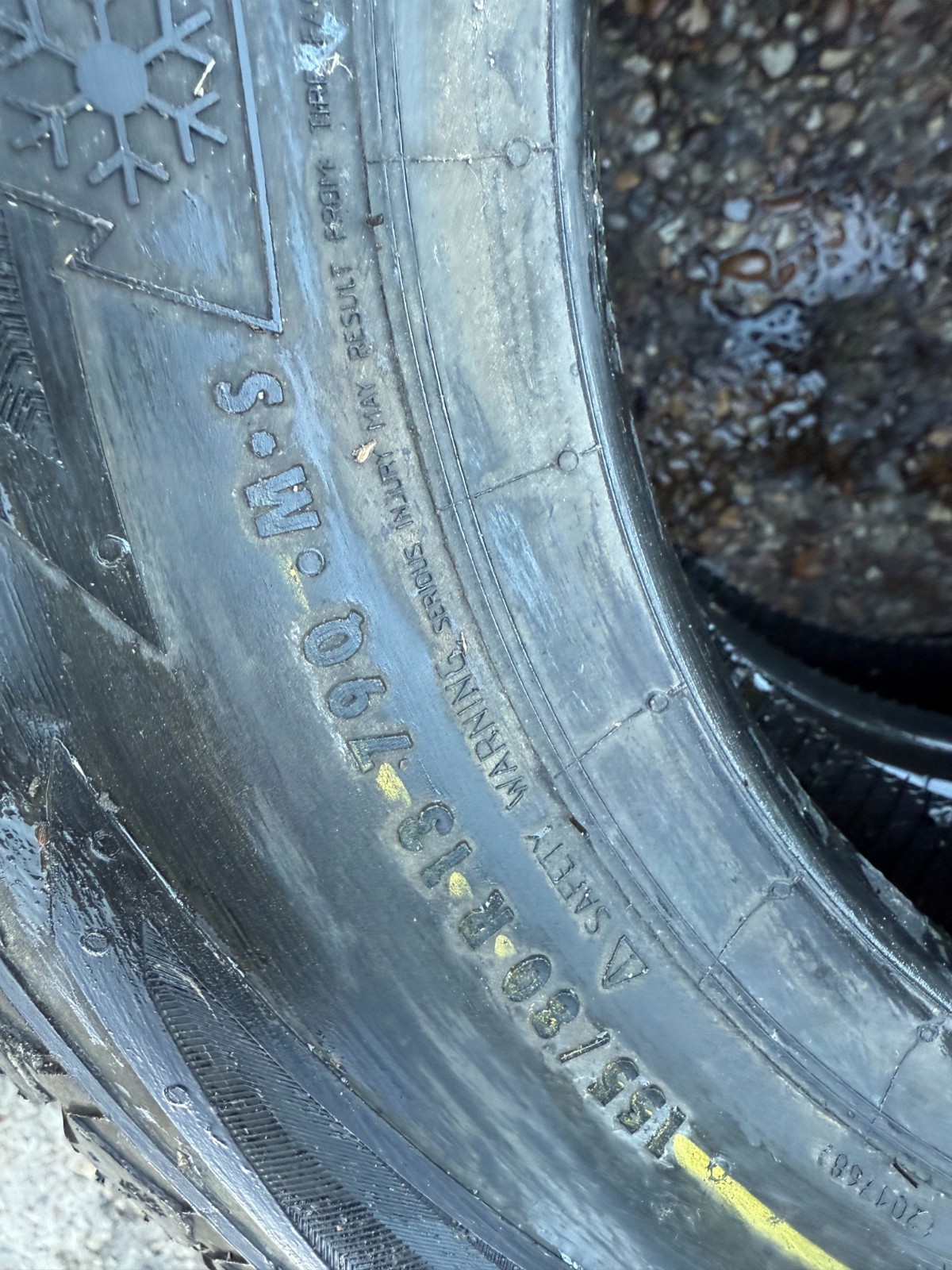 New 155 80 13 Uniroyal, Winter, M+S, 79Q, x2 A Pair (F1_tyres) FOD YD291