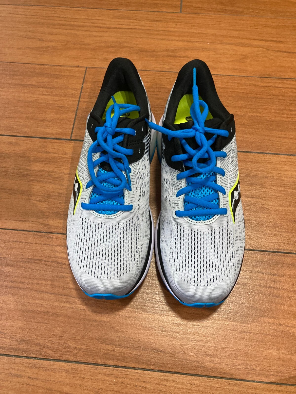 Saucony Guide 14 Mens Running Shoes Fog Black Blue S20654-55 Size 10.5 Saucony Guide 14 Wide Alloy for sale | eBay main image 4