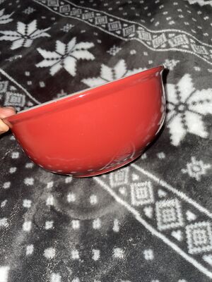 ROYAL NORFOLK-Red CEREAL/SERVING BOWL -Micro/Dish Safe-SHIPS N 24 HOURS