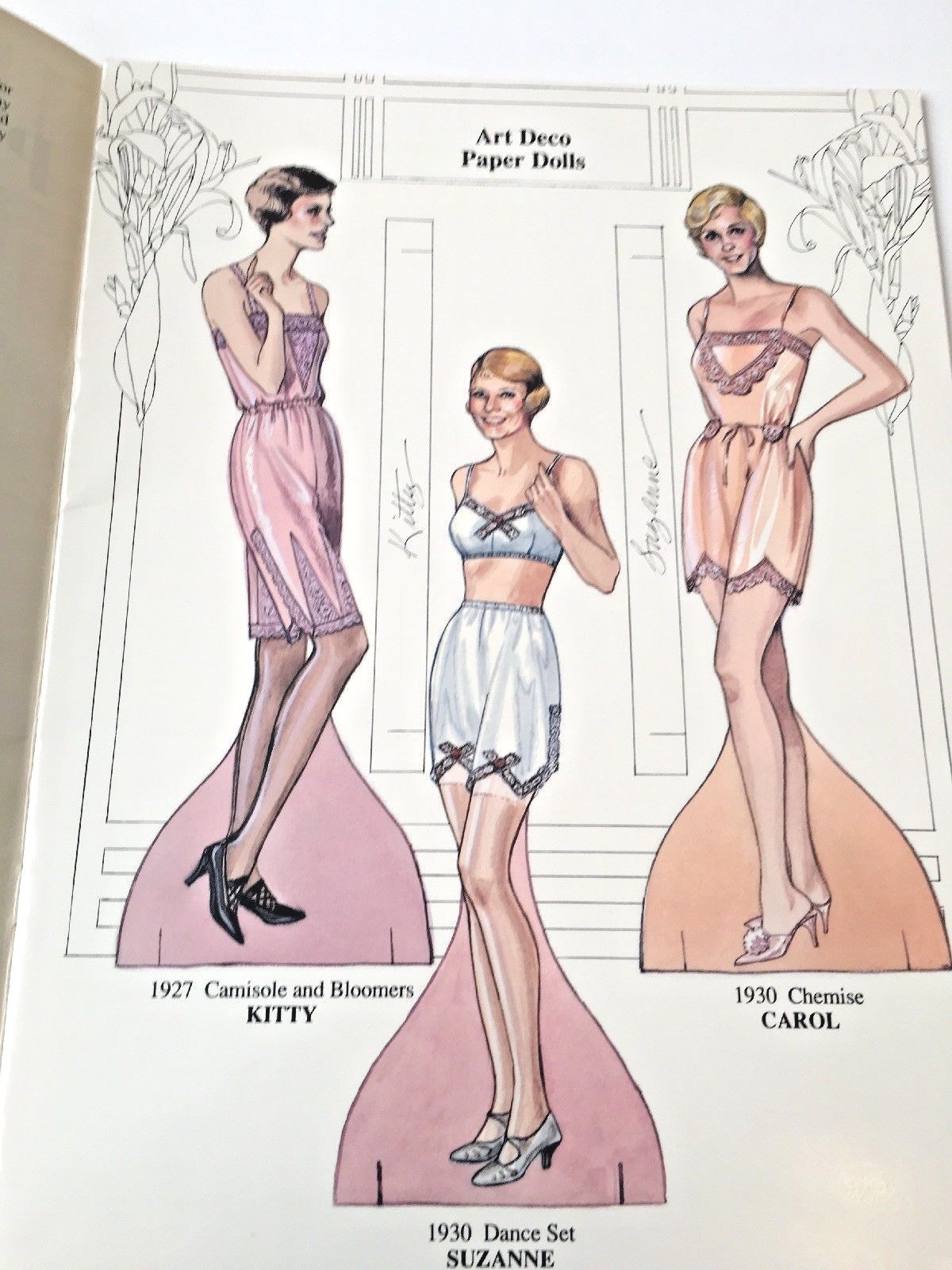 Art Deco 1920-1939 Paper Dolls & Wardrobe Book, 1994, Norma Lu Meehan