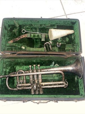Conn Wonder Vintage Trumpet Silver Plated