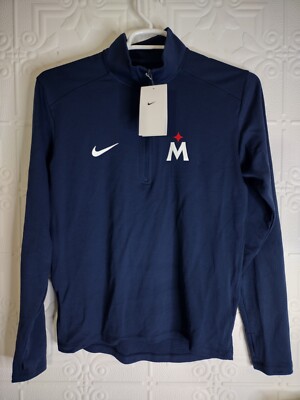 Minnesota Twins Men's Small Nike Agility Logo Pacer Performance 1/4 Pullover MLB