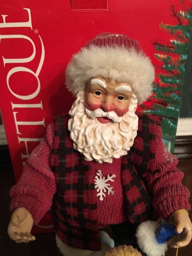 Department 56 Possible Dreams Clothtique Skating Lesson Santa Figure #713227