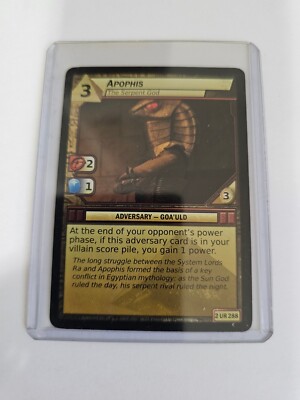Stargate TCG / CCG System Lords ULTRA RARE FOIL Apophis 2 UR 288