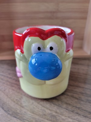 REN & STIMPY ceramic Mug Viacom Nickelodeon Brand New in Box Nick