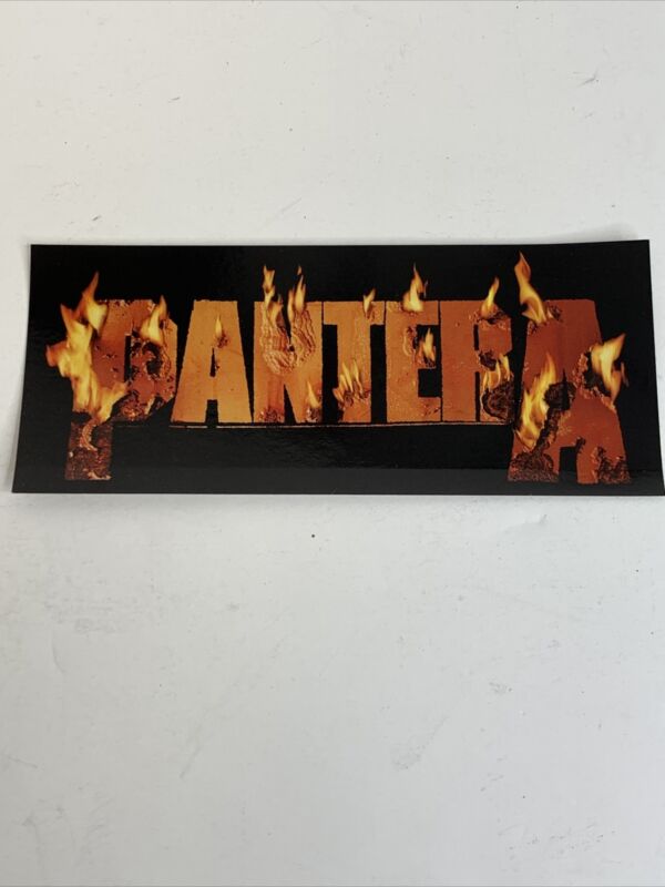 2- Pantera Promo Stickers 2000 Reinventing The Steel Record Release  6” x 2 1/2”