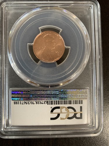 2017-S Lincoln Cent Enhanced PGCS SP70RD San Francisco Label First Day Issue