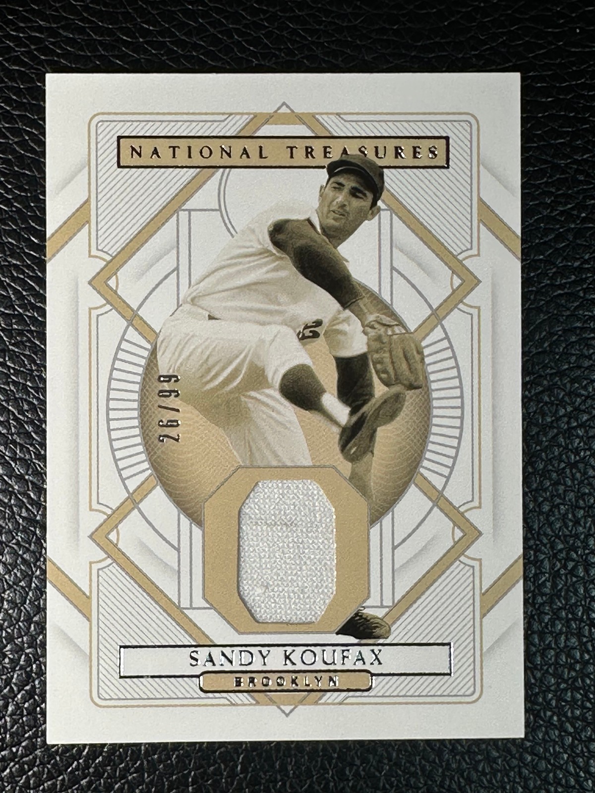 2021 National Treasures #101 Sandy Koufax 26/99 Jersey
