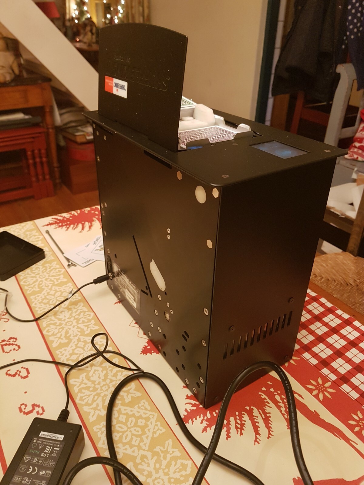 Professional poker shuffle king 2 card shuffler