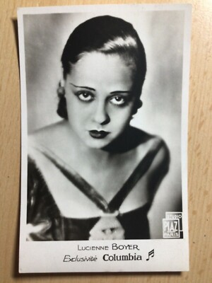 CPA Chanteuse Lucienne BOYER