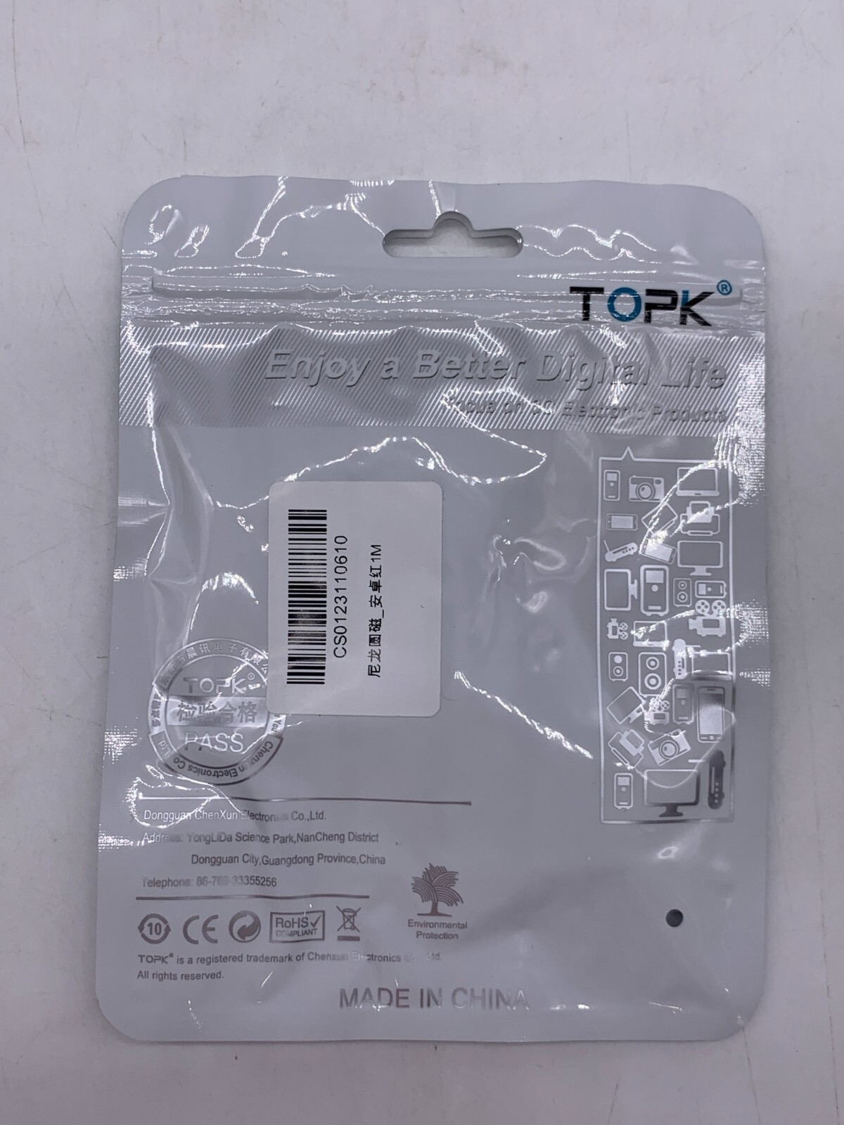 Lot of 07 TOPK Magnetic Charging Cable 3C Micro USB Cable for Android