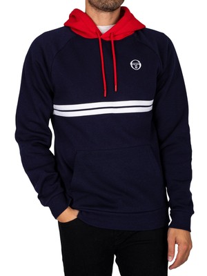 

Мужская толстовка с капюшоном Sergio Tacchini Dallas, синяя, Синий