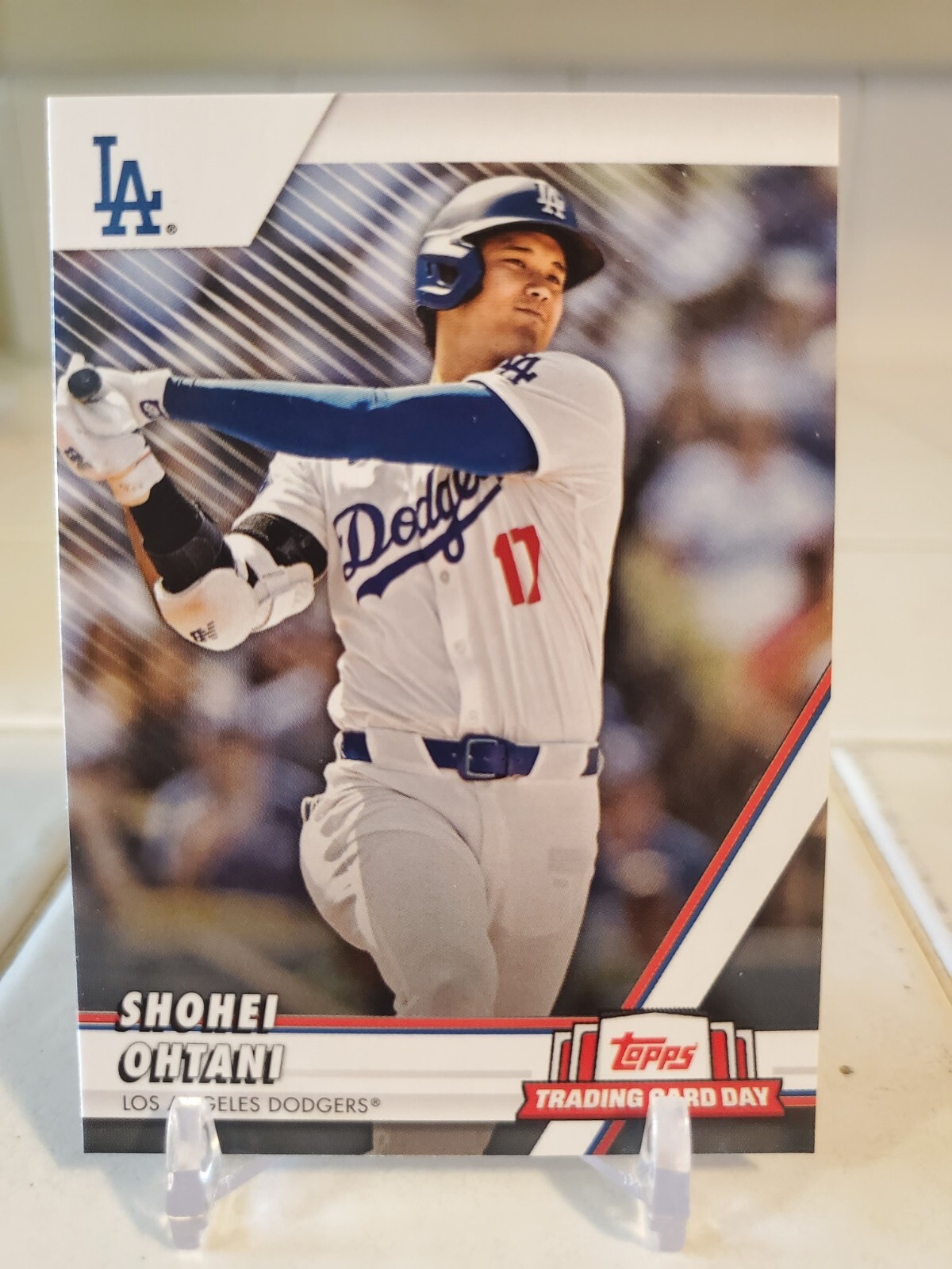 レア 大谷翔平 topps national baseball day card Shohei Ohtani 2024 Topps National Trading Card Day Card
