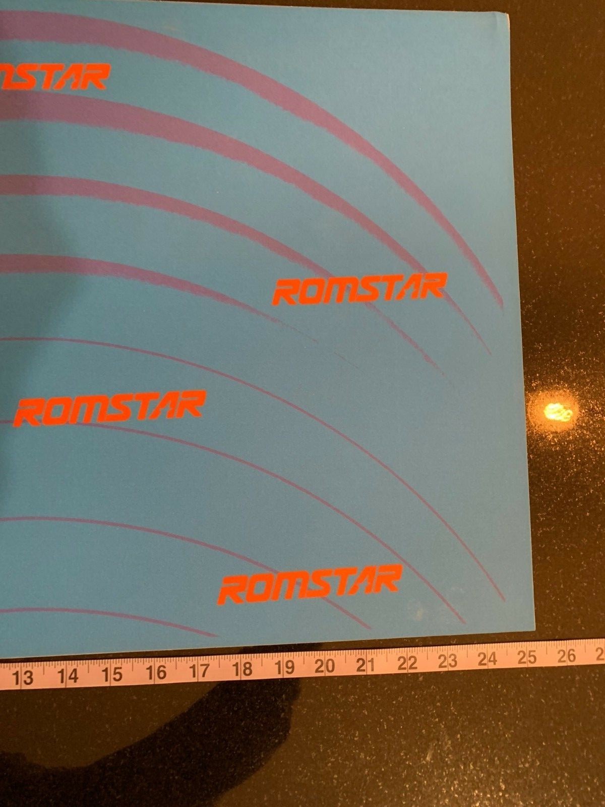 ROMSTAR Generic CPO Control Panel Arcade Cabinet Vinyl Stickers Decals NOS