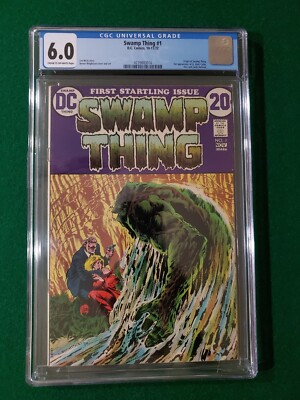 Swamp Thing #1 CGC 6.0 - 1972 Classic Wrightson Cover/art Origin of Swamp Thing
