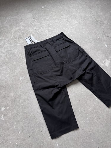 Pre-owned Rick Owens Rare Size 56 /  Cargo Cropped Pants / Ss 24 Lido In Black
