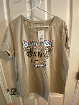 New Woman s Billy Joel Tshirt Size XL