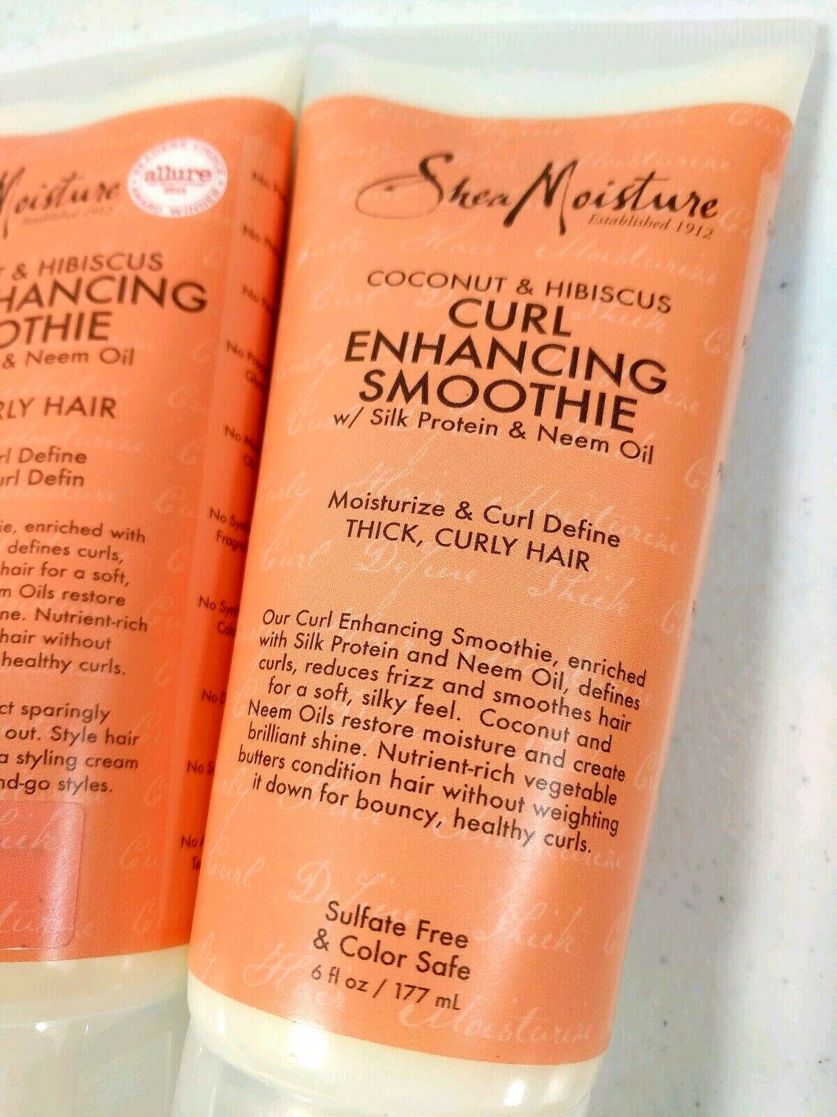 Shea Moisture Coconut & Hibiscus Curl Enhancing Smoothie 6 oz each Lot of 5 New
