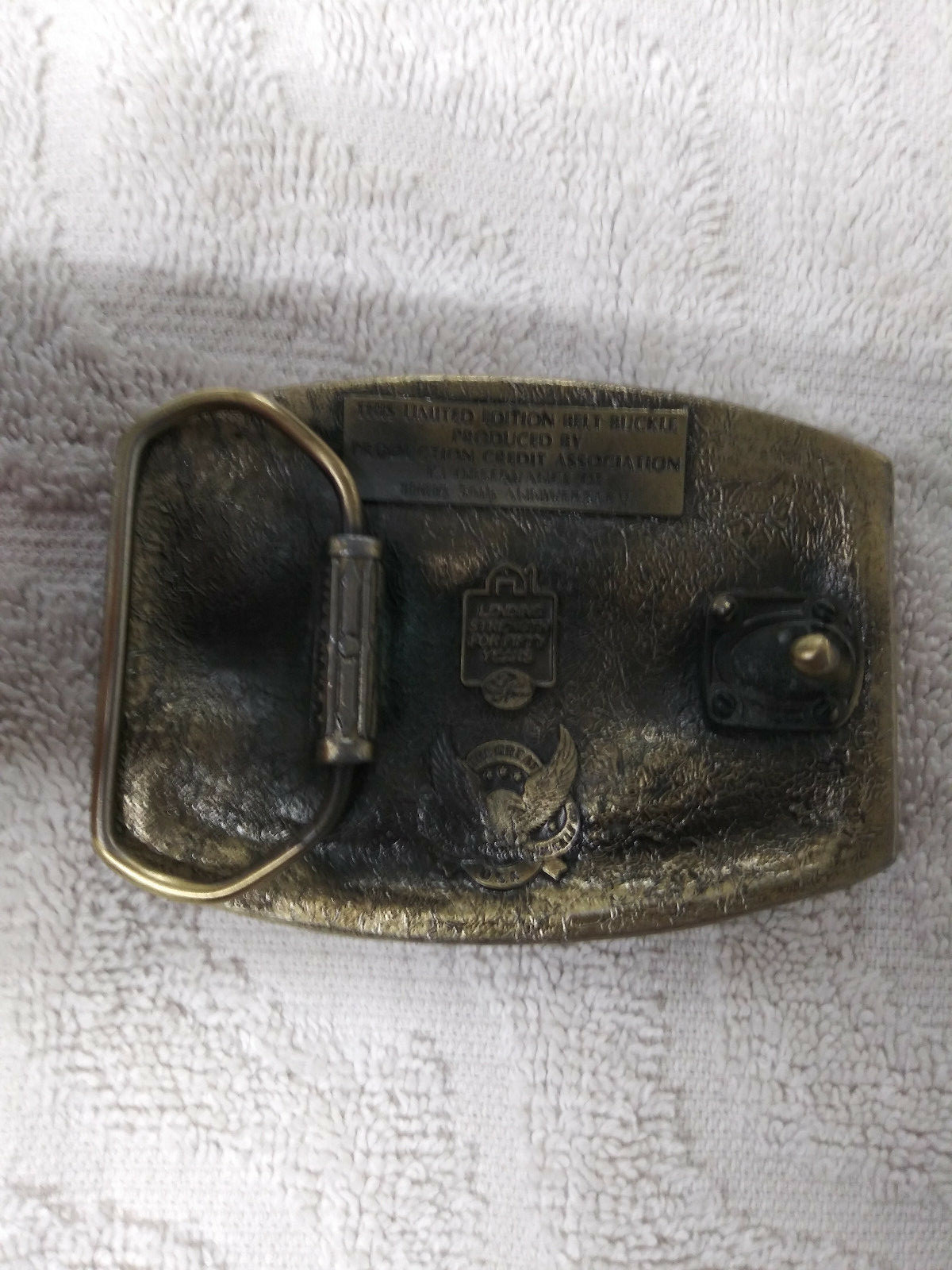 Belt Buckle 1933 -1983 First PCA Loan Production Credit Association 50th Ann.