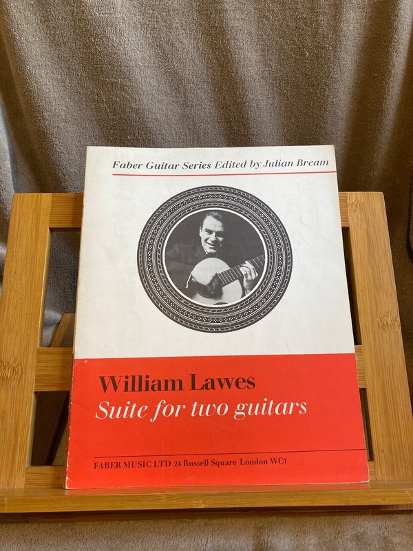 William Lawes Suite Pour Deux Guitares Partition Julian Bream Ed. Faber
