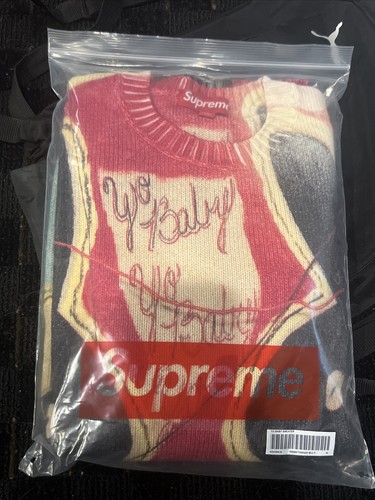 Pre-owned Supreme Yo Baby Sweater Xl In Multicolor
