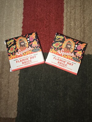 (2) DR. SQUATCH CHEETOS FLAMIN' HOT BRICC LIMITED EDITION NATURAL SOAP