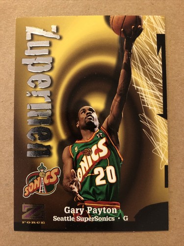 スポーツ選手 Panini Gary Payton 1of1 Gary Payton 2023-24 Panini Phoenix Blue Ice No.27 Seattle