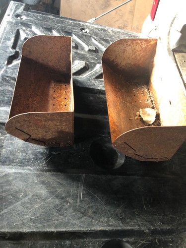 Antique Grain Elevator Conveyor Metal Farmhouse Bucket Rustic Barn Storage