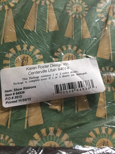 Karen Foster Designs Show Ribbons Scrapbook Paper Bulk