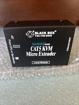 Black Box ACU3009A ServSwitch CAT5 KVM Micro Extender Local Module 