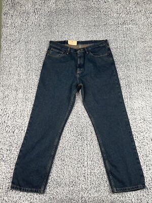 Magellan jeans mens 36x30 blue dark wash normcore everyday simple workwear Basic