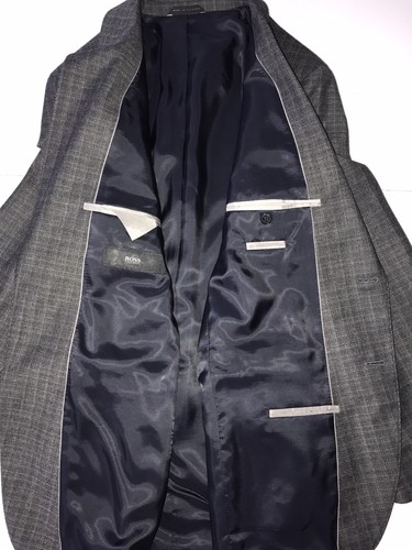 Pre-owned Hugo Boss $645 Boss  James4 Open Blue Sport Coat Jacket Size 38r Us