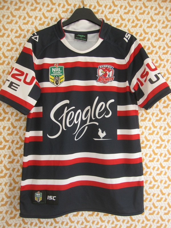 Maillot Rugby Sydney Roosters Authentics Steggles Jersey Vintage Shirt - Xs