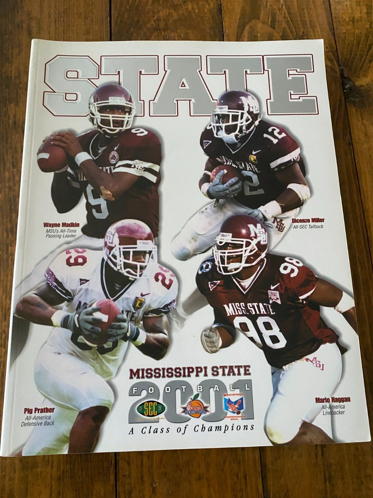 2001 Mississippi State Football Media Guide | eBay