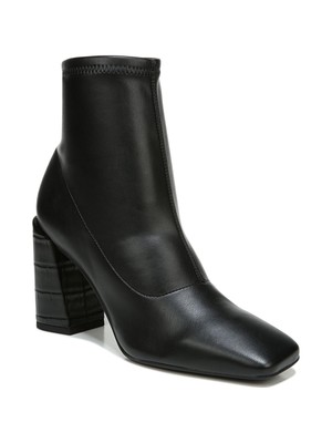 

VINCE CAMUTO Женские черные эластичные ботильоны Harmond с квадратным носком на блочном каблуке, Черный, H4120S2