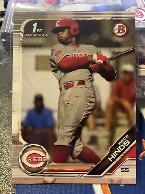 RECE HINDS 2019 Bowman Draft  #BD-131 Reds QTY