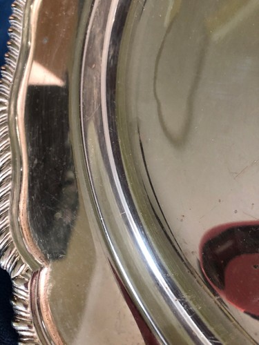 WEBSTER WILCOX 14” Deep Set Heavy SILVER PLATE TRAY