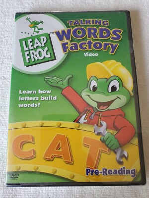 LeapFrog: Talking Words Factory (DVD, 2003) BRAND NEW DVD!