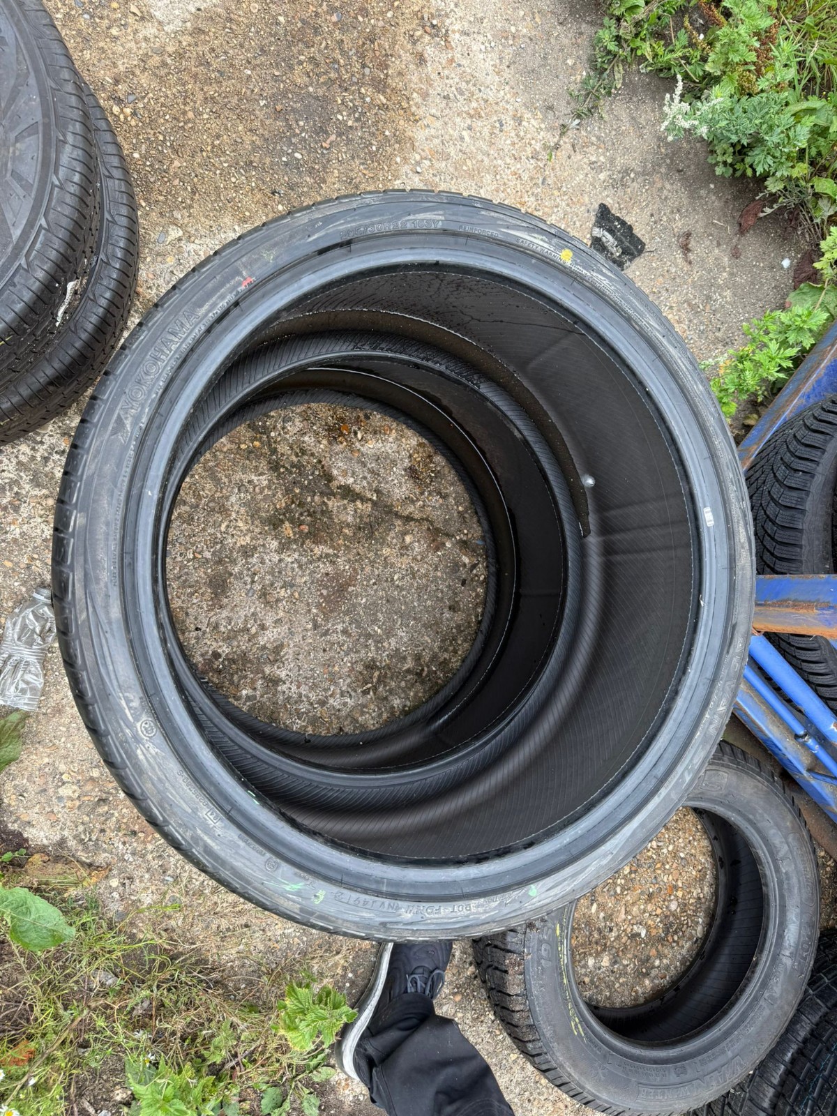 New 295 30 22 Yokohama, Advan ST, 103Y, x1 Tyre (F1_tyres) FOD YD151