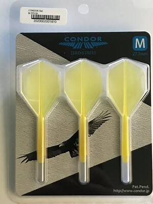 CONDOR ZERO STRESS FLIGHTS YELLOW ST MEDIUM LENGTH  FREE SHIPPING BEST VALUE 