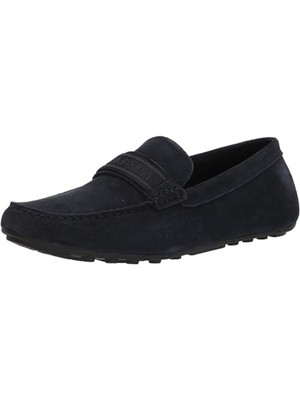 Женские темно-синие мокасины CALVIN KLEIN от бренда Moc Toe поверх лоферов без застежки Oliver Toe 13