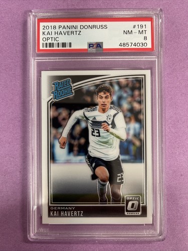 PSA 八村塁 2019 Panini Donruss Optic Rookie 2018-19 Donruss Optic Kai Havertz RC Rookie #191 PSA 8 NM-MT